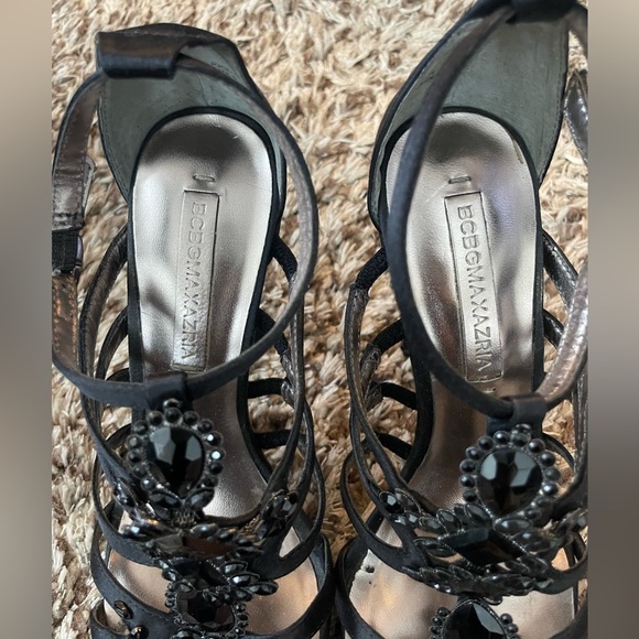 Embellished BCBG black heels - Picture 7 of 8